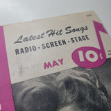 Song Parade Hits Magazine May 1941 Lyrics Guide Music Star Hits Ad Judy Garland