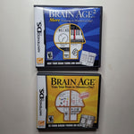 Nintendo DS Brain Age 1 and 2 Games Tests Sudoku Challenge Mind Mental Workout