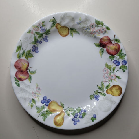Corelle by Corning Chutney 7 Inch Small Plate USA Fruit Flowers Pears Apples
