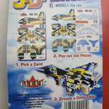 Eagles 3D NFL Aircraft Model 6 Planes Fleer Entertainment Fan Vintage Toy 2002