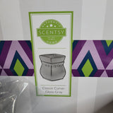 Scentsy Wax Warmer Classic Curve Gloss Gray New with Bulb Ambiance Fragrance