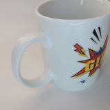 Pretty Girl Mug Comic Graphic Style Design White Coffee Cup Gift Wife Girfriend