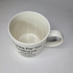 Thanks Coffee Mug Cup Tea Breakfast Gift Gratitude