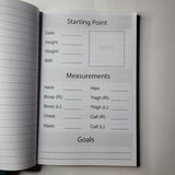 Iron Therapy Journal Workout Log Book Calories Diet Exercises Routines Progress
