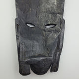 Wooden Carved Mask African Artwork Decor Face Heritage Handmade