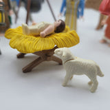 Playmobil 3996 Nativity German Toy Set Vtg 90s Sheep Goat Christmas Christianity