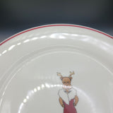 LTD Commodities Reindeer Plate Christmas Small Vixen Cookies Holiday Tradition