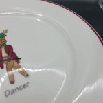 LTD Commodities Reindeer Plate Christmas Small Dancer Cookies Holiday Tradition