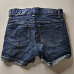 Justice Jean Shorts Girls Size 12 Denim Rolled Distressed Cuffs