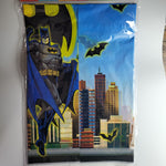Batman Birthday Party Blower Banner Decor Boys Table Cover Shower Super Hero Fly