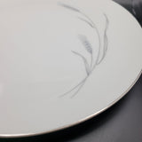 Johann Haviland 10.5" Dinner Plate Silver Wheat Bavaria Germany Design Large