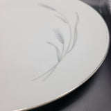 Johann Haviland 10.5" Dinner Plate Silver Wheat Bavaria Germany Design Large