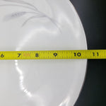 Johann Haviland 10.5" Dinner Plate Silver Wheat Bavaria Germany Design Large