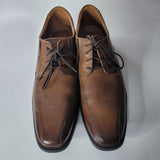 Clarks Rounded Toe Smart Lace Up Leather Heeled Shoes Bensley Run Mens 12 49615