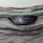 The North Face Crewneck Sweatshirt Gray Green Stitching Womens Large