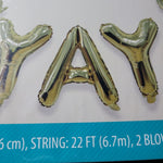 Sip Yay Party Balloons Party Bridal Birthday Gold 16 Inch No Helium Refillable