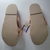 Universal Threads Puff Vinyl Sandals Coral Slip On Slides Woven Womens 11