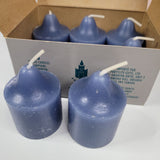Partylite V0660 Votive Candle Colonial Blue Herbal Pot Pourri New Boxed Set of 6