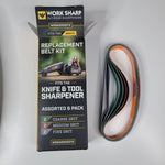 Work Sharp Knife Tool Replacement Belt Kit Coarse Medium Fine Grit WSSA0002012