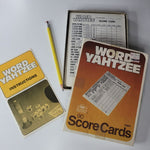 Word Yahtzee Replacement Vintage Score Sheets Instructions Box Set 1978 Game