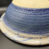 Splatter Bowl 10 Inch Ceramic Large Stoneware Glaze Shiny Large 3 Inch Tall