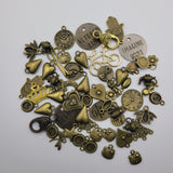 Bronze Charms Pendants 50 Pieces Necklace Bracelet Jewelry Making Bee