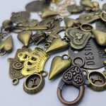 Bronze Charms Pendants 50 Pieces Necklace Bracelet Jewelry Making Bee