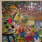 eebee 1000 Piece Puzzle Floral Bountiful Garden Birds Colorful Square Piece Love
