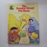 Sesame Street Pet Show Book Vintage 1980s Muppets Jim Henson Big Bird Ernie