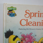 Sesame Street Spring Cleaning Book Vintage 1980s Muppets Jim Henson Family
