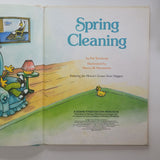 Sesame Street Spring Cleaning Book Vintage 1980s Muppets Jim Henson Family