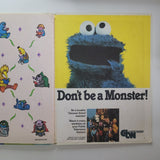 Sesame Street Spring Cleaning Book Vintage 1980s Muppets Jim Henson Family