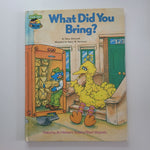 Sesame Street What Did You Bring Book Vintage 1981 Muppet Jim Henson Big Bird