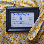 St Johns Bay Floral Blouse Peasant Yellow Orange Flowers Womens XL