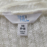 Time and Tru Sweater Knit Button Front Cardigan Womens XS Soft