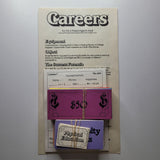 Careers Board Game Replacement Pieces 1979 Score Card Money Instructions College