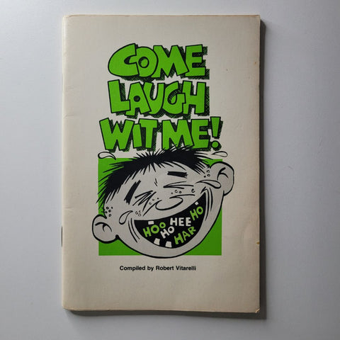 Come Laugh Wit Me Joke Book 1971 Robert Vitarelli Weekly Reader Popcorn Bag