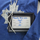 CCM NHL Toronto Maple Leafs Hockey Sweatshirt Lightweight Soft Blue Womems Small