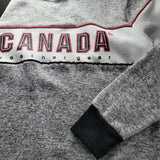 Canada Weather Gear Sweatshirt Pullover Womens Medium Gray Red Sportswear Soft