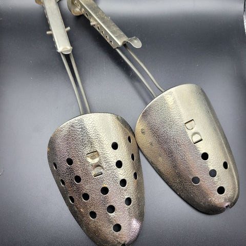 Metal Shoe Stretcher Vintage Pair Adjustable Forms Shape