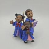 Hallmark Keepsake Praise The Day Ornament Black African Choir Sing 1999 Small