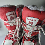 Kamik Winter Boots Womens US Size 9 Red Warm Thinsulate Snow