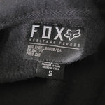 Fox Full Zip Hooded Sweatshirt Blue Black Pockets Adult Mens Small