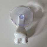 Capricorn Zodiak Suction Cup Shower Toothbrush Razer Holder Bathroom Sign White