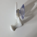 Libra Zodiak Suction Cup Shower Toothbrush Razer Holder Bathroom Sign White