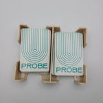 1964 Probe Game Replacement White Cards Piece Set Plastic Tray Holder Vintage