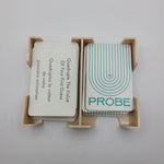 1964 Probe Game Replacement White Cards Piece Set Plastic Tray Holder Vintage