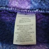 Fleece Fluffy Dog Coat Sweater Medium Tiny Collar Purple Blue Soft Little Puppy