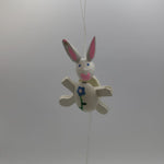 Wooden Ornaments Easter Bunny Rabbit Egg Bird Painted Small Tree Moves Tiny