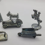 Monopoly Original Replacement Pieces Tokens Metal 1974 Car Cowboy Dog Thimble